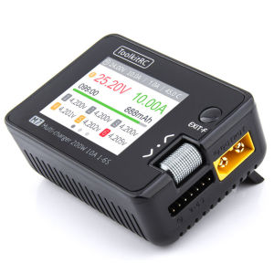 ToolkitRC M7 200W DC Balance Charger/Discharger ADP100 100W Adapter (EU/US) For 1-6S Lipo LiHV LiFe Lion RC Battery