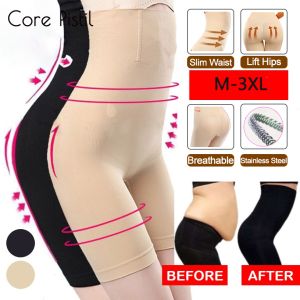 Core Plus Size M-3XL Chubby Body Shaper Waist Trimmer Body Shaper High Waist Slimming Tummy Shapewear Shaper Belly Fat Girdle for Women