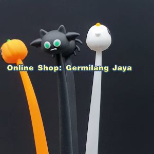 SPARROW Pen Silikon / Silicone Pen / Pen Karakter Lucu Cantik HALLOWEEN (7483)