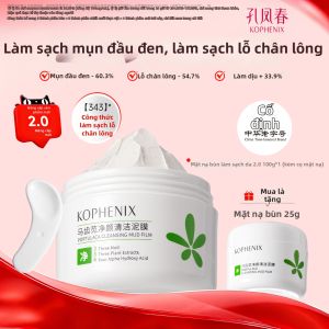 KOPHENIX | Mặt Nạ Sạch Bùn Se Khít Lỗ Chân Lông Kiểm Soát Dầu Loại Bỏ Đốm Đen