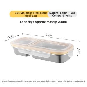 Besee | Weight Loss and Fitness Compartmentalized Stainless Steel Tray