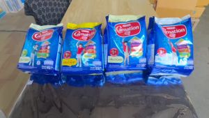 คาร์เนชั่น 1+ และ 3+ ขนาด850ก. รสจืด /วานิลา/น้ำผึ้ง  นมผงสำหรับเด็ก 1ปี ถึง 3 ปี