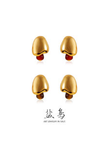 YANDAO | Exquisite Tiger Eye Drop Stone Earrings Lightweight Luxury and Original Design
