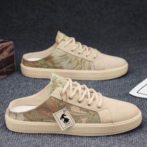 Giày sục vải nam thoáng khí không mùi siêu êm chân không kích chân phù hợp đi du lịch biển đi làm đi chơi