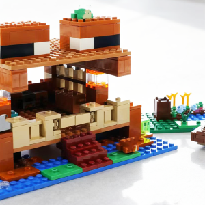 Third Party MOC Compatible Sets My Pixel World Series Building Blocks Frog Animals House Assembly Toys For Children ﻿