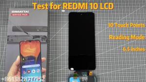 6.5 For Xiaomi Redmi 10 LCD Display Touch Screen Digitizer Assembly Replacement For Redmi 10 2022 21061119AG LCD Frame