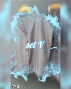 LDO BABY DOLL V-NECK POLOS | PIYAMA PLAIN POLOS