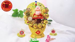 [ Giá Rẻ ] Tháp tỏi ngọc thực lớn sang trọng tháp tỏi ông địa thần tài chuẩn phong thủy có đèn led đồ thờ cúng nhiều mẫu - TỎI CÁT TƯỜNG