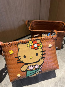 Japanese Style Wicker Storage Basket Toy Laundry Basket Car Trunk Organizer Bathroom Dirty Clothes Basket Handmade Home Use