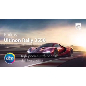 หลอดไฟหน้า LED PHILIPS แท้ ULTINON RALLY 3550 กำลังวัตต์ 50W/4500LUMEN (สีขาว)