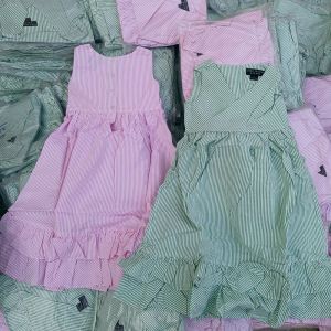 ชุดเด็กลูกสาววัยกลางและวัยโตสำหรับเด็กวัย5-12ขวบแบบใหม่ฤดูใบไม้ผลิและฤดูร้อนชุดเดรสผ้าฝ้ายแท้สไตล์คันทรี่น่ารัก