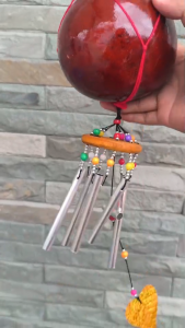 โมบายลม กระดิ่งลม น้ำเต้าดูดทรัพย์ แขวนหน้าบ้าน ที่ทำงาน ร้านค้า