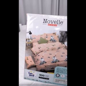 Novelle Fun Land Fitted Bedsheet Set (w/o Quilt Cover or Comforter) - Cotton Non-Iron 900TC