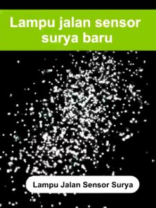 Lampu Sorot Jalan Jalanan Taman Lapangan Luar Depan Rumah Garasi Halaman Gang Waterproof Tahan Anti Air Tenaga Panel Surya Matahari LED Solar Cell Lamp BK 818 6 Kotak 50W Induksi Sensor Gerak Tanpa Listrik Multifungsi Serbaguna