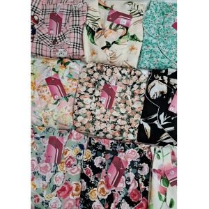 Đồ bộ pijama lụa mango mềm mượt không nhăn nhiều màu quần đùi size chuẩn từ ( 47 - 58kg )- Thoi trang nale