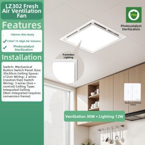 OPPLE | Kitchen Bathroom Integrated LED Panel Light