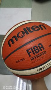 Bola Basket Molten GG7X asli Import Thailand untuk liga profesional Gratis Pompa Pentil dan Jaring