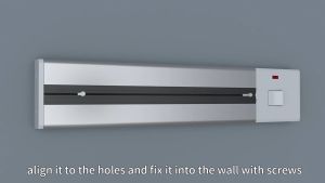 Surface Install Track Socket With Switch - Max 32A 250V 6 Months Warranty Meteorite Black (Available in 60cm/80cm/100cm/120cm)