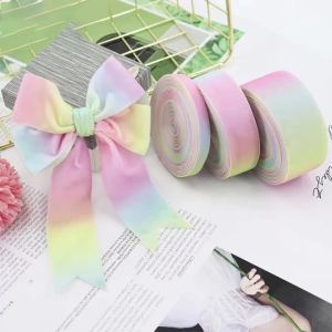 5/10 Yards Velvet Gradient Ribbon Wedding Party Decoration Handmade Ribbon Gift Bag Bow DIY Christmas Ribbon