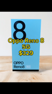OPPO Reno 8 5G Smartphone | Display Sealed Set | Seller Warranty | Betelecomm23