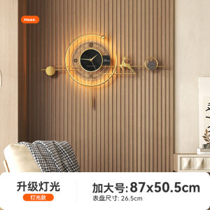 Meisda Luxury Wall Clock Modern Simple Creative Living Room Decor Metal Hanging Clock Battery Powered Acrylic Dial Home Decor