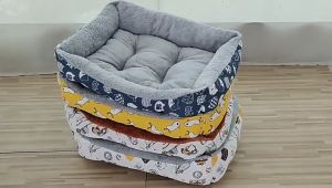 【Free Pillow】Pet Bed Dog Sleeping Bed High Quality PP Cotton Dog Cat Washable Cotton Cushion Sleeping Bed Dog Bed Wear resistant Large