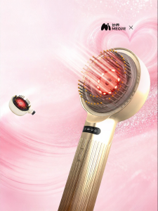 MEOJIE | Fogging Essential Oil Infusion Red Light Therapy Electric Massage Comb