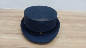Lady Cap Security Guard Pershing Cap with Cap Device for Officer and Security Guard Piercing Cap Sizes 4 5 6 7 8 9 10 11 12