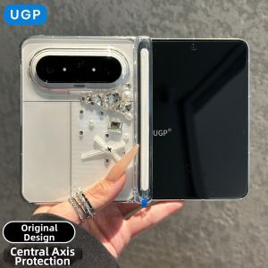 UGP | Transparent Pearl Diamond Luxury Protective All-Around Anti-drop Ultra-thin Case for Huawei Puraxmax Collection Foldable Phones