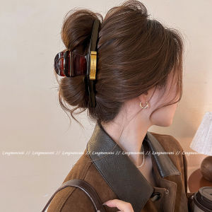 Large Size Gold Standard Shark Clamp Hair Accessories Womens Elegant Hairdo Hair Clips Early Autumn Fashion Hair Accessories