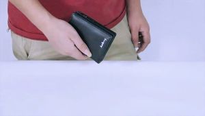 BLK090 - DOMPET BAELLERRY LIPAT PENDEK KULIT KARTU ATM KOIN PRIA WANITA MURAH IMPORT