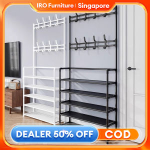 Shoe Rack Organizer Shoes Rack Shoes Organizer Storage Multifunctional Floor Coat Rack Hat Rack Indoor organisers ins style