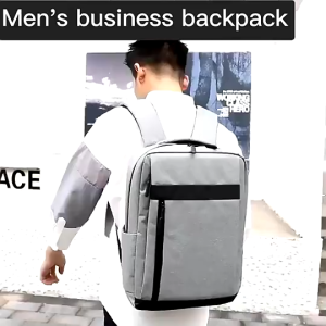 SKM Casual Big Capacity Laptop 15.6-inch USB Charging Bag Backpack Beg Lelaki / Beg Galas SK583
