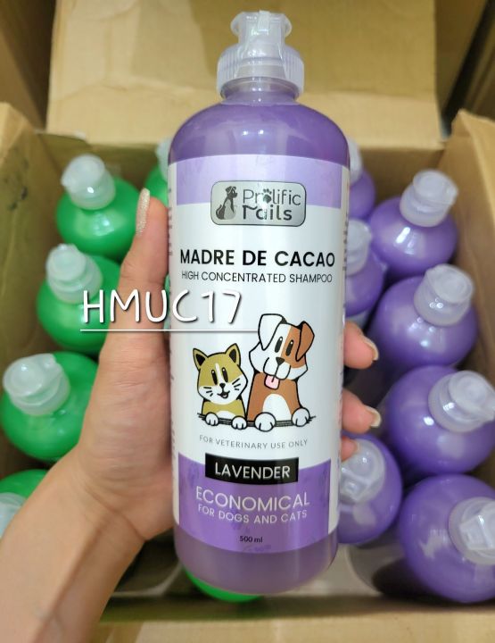 Madre De Cacao Organic High Concentrated Shampoo for Dogs & Cats in 1 Gallon & 500ml, (3 Scents