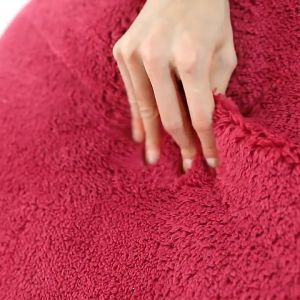 Gối Tựa Đầu Trên Xe Ô Tô Hình Gấu Lotso Mềm Mại Màu Hồng Xinh Xắn