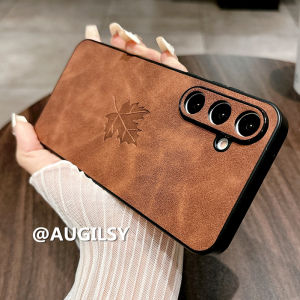 High-End Sheepskin Phone Case Anti-Slip Durable for Samsung Galaxy A55 A35 A54 A23 Fingerprint Resistant Dirtproof Couples Style