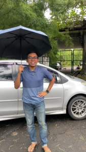 SOLOEVER Automatic Umbrella Foldable Windproof & UPF50+ Sun Protection - Compact Portable for Travel Car Backpack Suitable for Rainy & Sunny Days for Men & Women