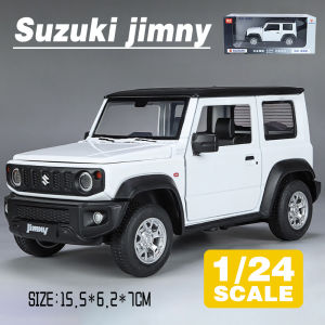 LEO 1:24 Suzuki Jimny SUV Metal Diecast Alloy Toy Car Model Trucks For Kids Toys Vehicles Hobbies Collection