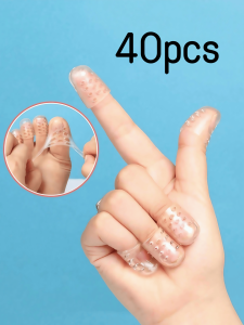 40/20pcs Toe Anti Abrasion And Pain Protection Silicone ToeSports Waterproof Toe Sleeve