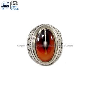 Natural Batu Akik Sulaiman Motif Kendit Jarum SM03