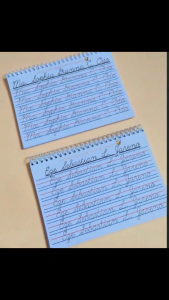 Tracing Cursive: Name Sentences Alphabets & Numbers
