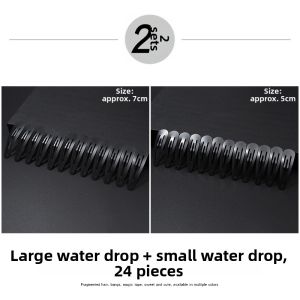 NING ZHOU | Black Steel Hair Fixing Clips