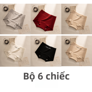 MiiOW | Quần lót nữ Pure Cotton Mid Waist 2025 Mẫu mới Quần lót kháng khuẩn Không để lại dấu vết Thoải mái Quần lót nam