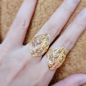 JIN JING CINCIN DAUN SIZE 10-21 EMAS 916 TULEN (PADU) 2.47G-3.00G