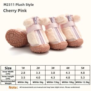 HCPET | Warm Pet Shoes For Small Dogs Anti-dirt & Fall-off Protection