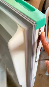 2Meter High Quality Install By Screw Door Fridge Rubber Showcase w Magnet For 1Door Refrigerator/Freezer/Chiller FIXIA