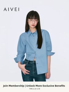 AIVEI | Minimal Style Hong Kong Casual Loose Straight Shoulder Long Sleeve Shirt