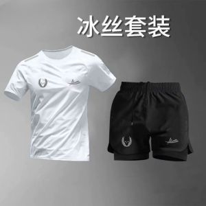 Áo Thun Chạy Bộ Oregon Volan Nhanh Khô Tay Ngắn Cổ Tròn Ba Mảnh Quần Short Thể Thao Thể Dục Thoáng Khí Thấm Hút Mồ Hôi Siêu Nhẹ