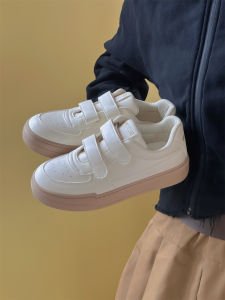 Wangzai Is a Dog Velcro Easiest for Match White Shoes Female 2023 New Arrival Simple Students Casual Skate Shoes Female Ins Fashion