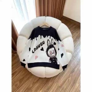 NANDO ATASAN BLOUSE LABUBU BLACKPINK KOREA STYLE KEKINIAN